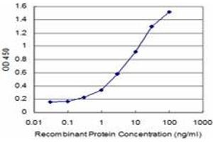 Detection limit for recombinant GST tagged ATP13A2 is approximately 0.