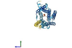 AlphaFold protein structure predicition of Mouse Recombinant Mc1r Protein, UniprotID Q01727