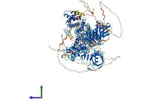 AlphaFold protein structure predicition of Human Recombinant ARAP1 Protein, UniprotID Q96P48