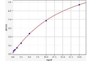 Typical standard curve (SUMO2 Kit ELISA)