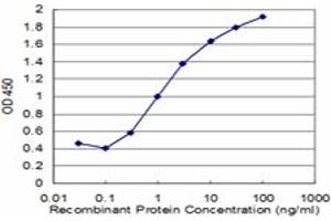 Detection limit for recombinant GST tagged RABAC1 is approximately 0.