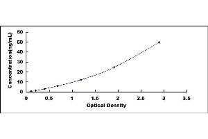 Typical standard curve