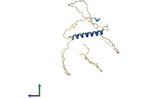 AlphaFold protein structure predicition of Mouse Recombinant Gap43 Protein, UniprotID P06837