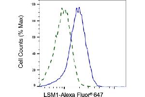 Validation of LSM1 knockdown using flow cytometry. (LSM1 anticorps)