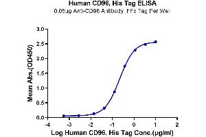 Immobilized Anti-CD96 Antibody, hFc Tag at 0. (CD96 Protein (CD96) (AA 22-503) (His tag))