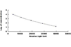 Typical standard curve