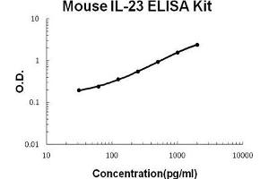 Mouse IL-23 PicoKine ELISA Kit standard curve (IL23A Kit ELISA)