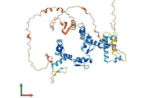 AlphaFold protein structure predicition of Human Recombinant ZNF177 Protein, UniprotID Q13360
