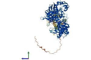AlphaFold protein structure predicition of Human Recombinant PLCD3 Protein, UniprotID Q8N3E9