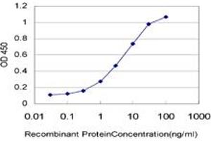 Detection limit for recombinant GST tagged TTR is approximately 1ng/ml as a capture antibody.