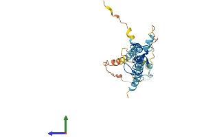 AlphaFold protein structure predicition of Mouse Recombinant Rnf182 Protein, UniprotID Q8C432