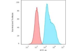 Flow Cytometric Analysis of trypsinised HeLa cells.