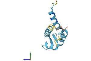 AlphaFold protein structure predicition of Mouse Recombinant S100a13 Protein, UniprotID P97352