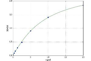 A typical standard curve