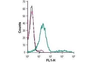 Cell surface detection of SERT in live intact mouse P815 mastocytoma cells: (black line) Cells.