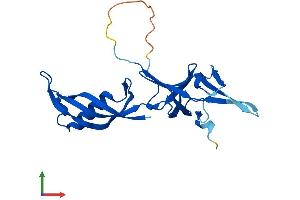 AlphaFold protein structure predicition of Human Recombinant POLR3H Protein, UniprotID Q9Y535