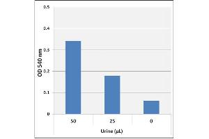 Detection of homocitrulline/citrulline in human urine. (Homocitrulline/Citrulline Assay Kit)