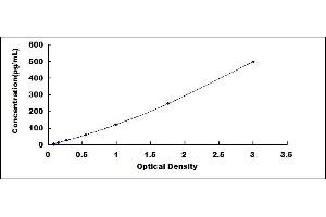 Typical standard curve