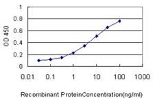 Detection limit for recombinant GST tagged RAB21 is approximately 0.