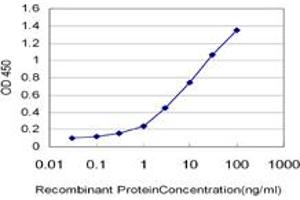 Detection limit for recombinant GST tagged GENX-3414 is approximately 0. (STBD1 anticorps  (AA 1-358))
