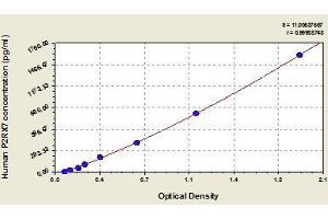 Typical standard curve (P2RX7 Kit ELISA)