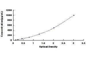 Typical standard curve