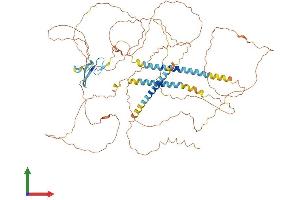 AlphaFold protein structure predicition of Mouse Recombinant Nrg3 Protein, UniprotID O35181
