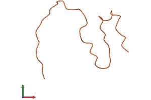 AlphaFold protein structure predicition of Human Recombinant KRTAP22-1 Protein, UniprotID Q3MIV0