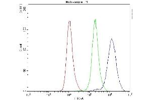 Flow Cytometry analysis of PC-3 cells using anti-CASP8 antibody (ABIN4886501). (Caspase 8 anticorps  (N-Term))