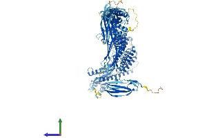 AlphaFold protein structure predicition of Human Recombinant TRAPPC11 Protein, UniprotID Q7Z392