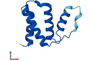 AlphaFold protein structure predicition of Mouse Recombinant Acbd7 Protein, UniprotID Q9D258