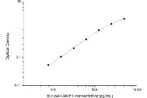 Typical standard curve (LAMP1 Kit ELISA)