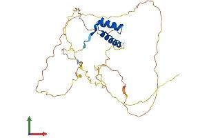 AlphaFold protein structure predicition of Human Recombinant GSX2 Protein, UniprotID Q9BZM3