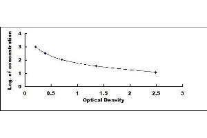 Typical standard curve