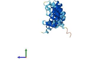 AlphaFold protein structure predicition of Mouse Recombinant Napa Protein, UniprotID Q9DB05