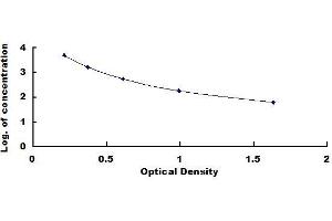 Typical standard curve