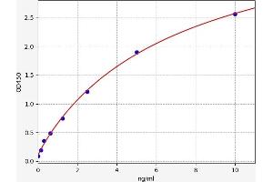 Typical standard curve (ROPN1 Kit ELISA)