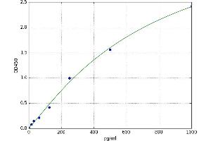 A typical standard curve