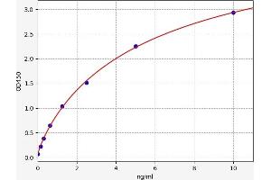 Typical standard curve (SYNPO Kit ELISA)