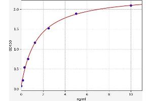 Typical standard curve (TRPM7 Kit ELISA)