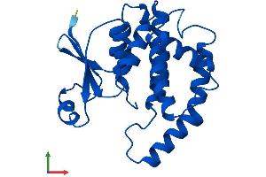 AlphaFold protein structure predicition of Mouse Recombinant Hpgds Protein, UniprotID Q9JHF7