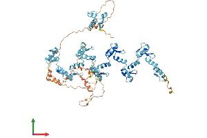 AlphaFold protein structure predicition of Human Recombinant ZNF12 Protein, UniprotID P17014