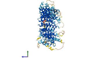 AlphaFold protein structure predicition of Human Recombinant BRAT1 Protein, UniprotID Q6PJG6