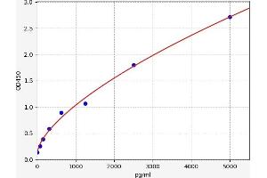 Typical standard curve (JAG1 Kit ELISA)