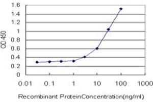 Detection limit for recombinant GST tagged ATP6V1B2 is approximately 0.