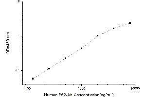 Typical standard curve (Anti-P62 Antibody Kit ELISA)