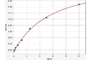 Typical standard curve (HSD11B1 Kit ELISA)