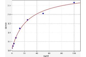 Typical standard curve (NAT5 Kit ELISA)