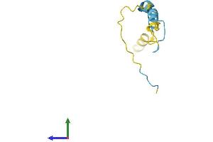 AlphaFold protein structure predicition of Human Recombinant CDC42SE2 Protein, UniprotID Q9NRR3