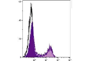 BALB/c mouse splenocytes were stained with Rat Anti-Mouse CD23-FITC.